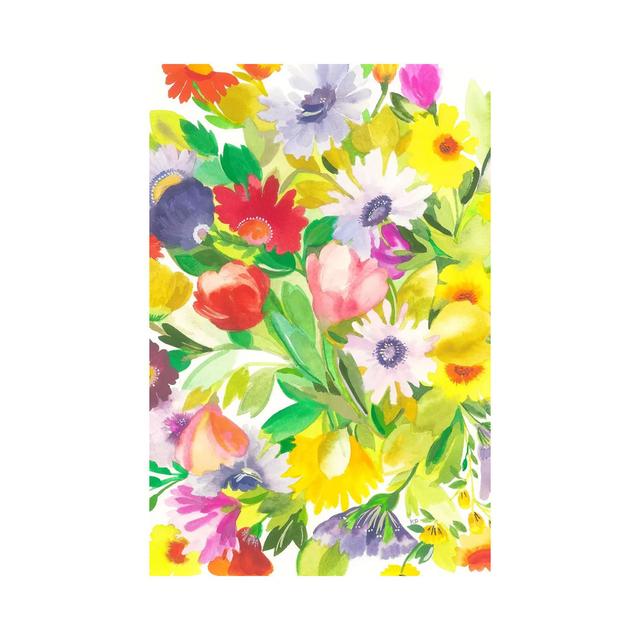 April Tulips by Kim Parker - Wrapped Canvas Painting ClassicLiving Size: 101.6cm H x 66.04cm W x 3.81cm D on Productcaster.