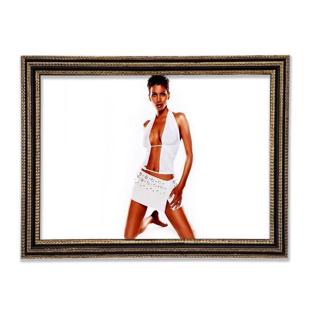 Halle Berry - Drucken Ebern Designs Größe: 29,1 cm H x 42 cm B x 3 cm T on Productcaster.