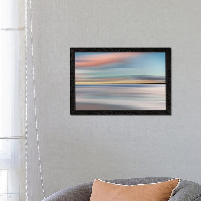 Honey Twilight by Mike Calascibetta - Print on Canvas Mercury Row Size: 101.6cm H x 152.4cm W x 3.81cm D, Frame Option: Black Framed on Productcaster.