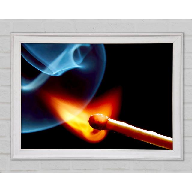 Striking The Match - Single Picture Frame Art Prints Bright Star Size: 59.7cm H x 84.1cm W x 1.5cm D on Productcaster.