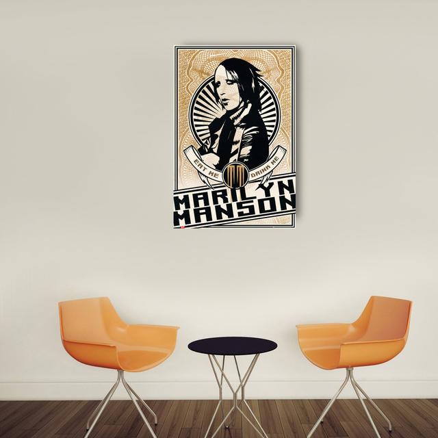 'Marilyn Manson' Vintage Advertisement East Urban Home on Productcaster.