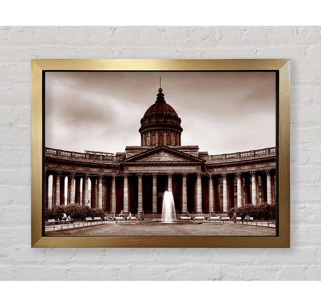 Rome Brown - Single Picture Frame Art Prints Bright Star Size: 59.7cm H x 84.1cm W x 3.4cm D on Productcaster.