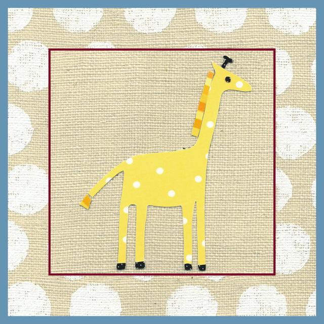 Katherines Giraffe by Chariklia Zarris - Wrapped Canvas Graphic Art Isabelle & Max Size: 122cm H x 122cm W x 3.8cm D on Productcaster.