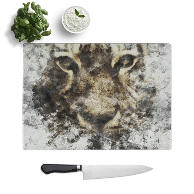 Tiger Vol.5 Chopping Board East Urban Home Size: 28.5cm W x 39cm L on Productcaster.