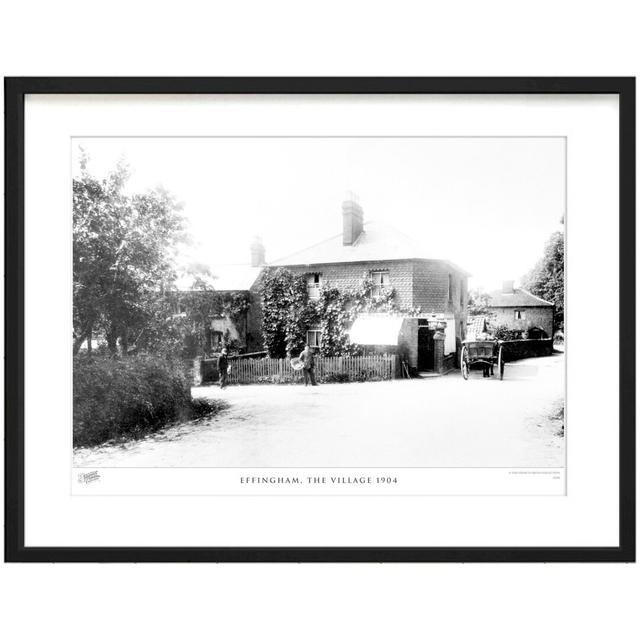 'Effingham, the Village 1904' by Francis Frith - Picture Frame Photograph Print on Paper The Francis Frith Collection Size: 45cm H x 60cm W x 2.3cm D on Productcaster.