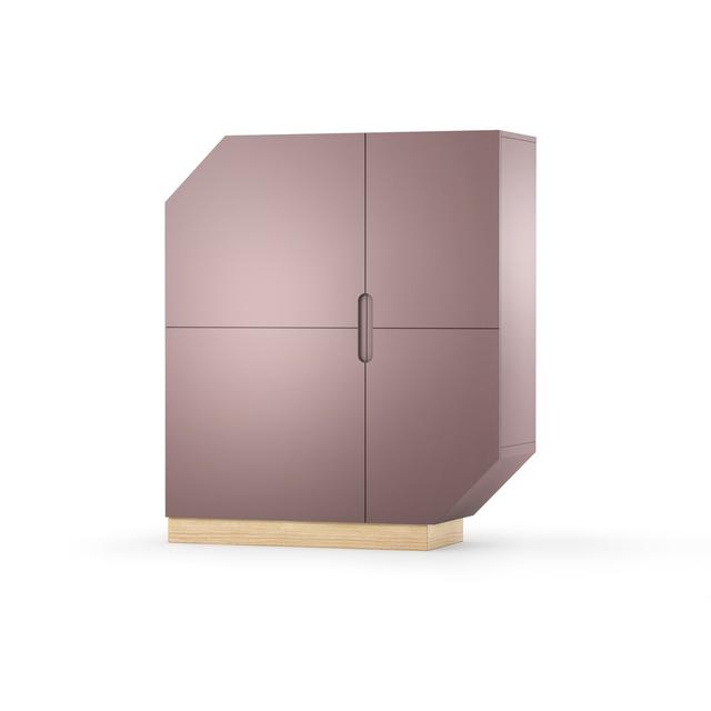 Calumet Highboard Metro Lane Colour: Violet on Productcaster.