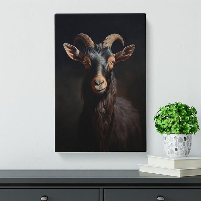 Goat Realism - Print Natur Pur Size: 60cm H x 40cm W x 3cm D on Productcaster.