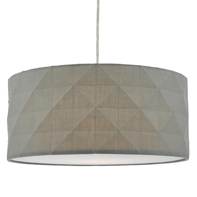 40cm Cotton Drum Pendant Shade Ivy Bronx on Productcaster.