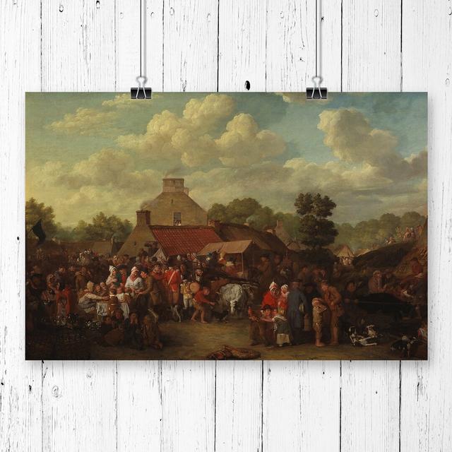 'Pitlessie Fair' by David Wilkie Painting Print East Urban Home Size: 29.7 x 42cm on Productcaster.