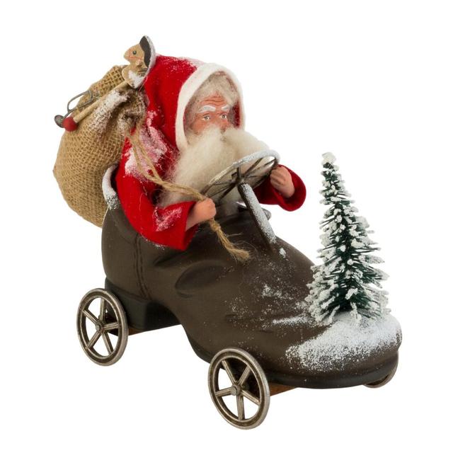 Santa Claus in Shoe with Wheels The Seasonal Aisle on Productcaster.