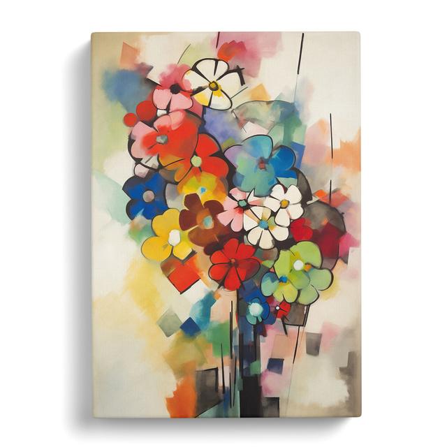 Leadley Flowers Bauhaus Vol.3 - Wrapped Canvas Graphic Art Marlow Home Co. Size: 76cm H x 50cm W x 3cm D on Productcaster.