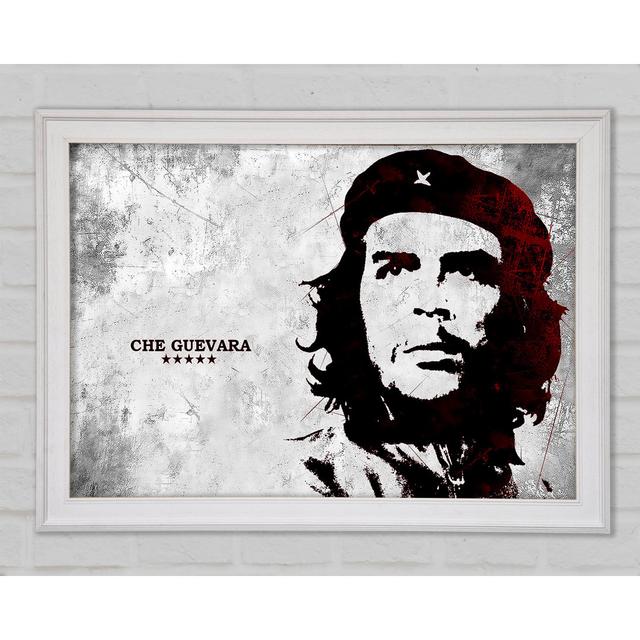 Che Guevara Red - Single Picture Frame Art Prints Rosalind Wheeler Size: 84.1cm H x 118.9cm W x 1.5cm D on Productcaster.