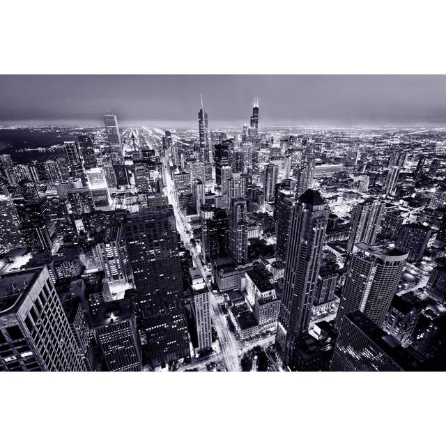 Andice Chicago Downtown by Duha127 - Wrapped Canvas Print Latitude Run Size: 20cm H x 30cm W x 3.8cm D on Productcaster.