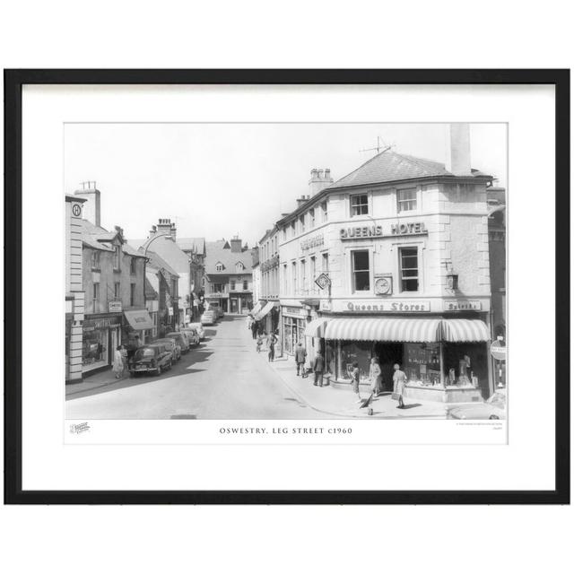 Oswestry, Leg Street C1960 - Single Picture Frame Print The Francis Frith Collection Size: 28cm H x 36cm W x 2.3cm D on Productcaster.