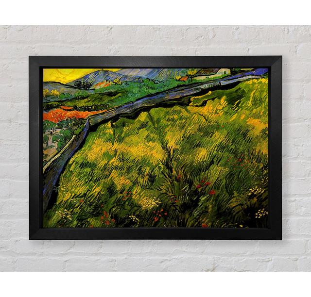 Van Gogh Field Of Spring Wheat At Sunrise Framed Print Bright Star Size: 59.7cm H x 84.1cm W on Productcaster.