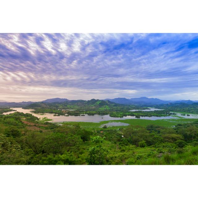 Landscape of Lempa River by Pananba - Wrapped Canvas Art Prints Alpen Home Size: 20cm H x 30cm W x 3.8cm D on Productcaster.