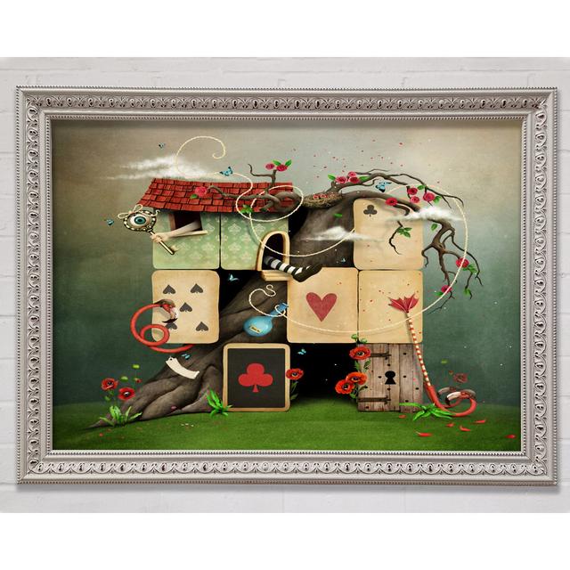 The Dice House Alice In Wonderland - Single Picture Frame Art Prints Bright Star Size: 42cm H x 59.7cm W x 3cm D on Productcaster.