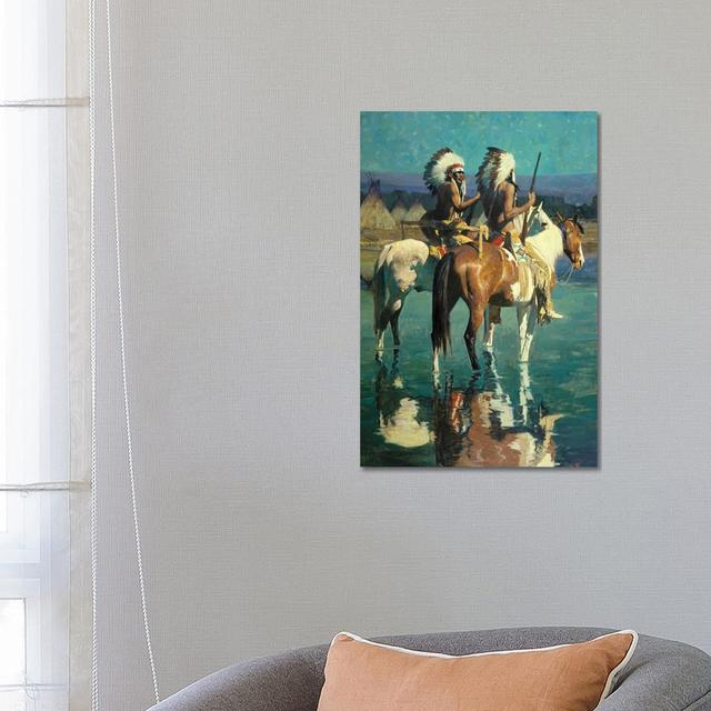 Cheyenne Camp By David Mann - Wrapped Canvas Graphic Art by David Mann - Wrapped Canvas Print Latitude Vive Size: 66.04cm H x 45.72cm W x 1.91cm D on Productcaster.