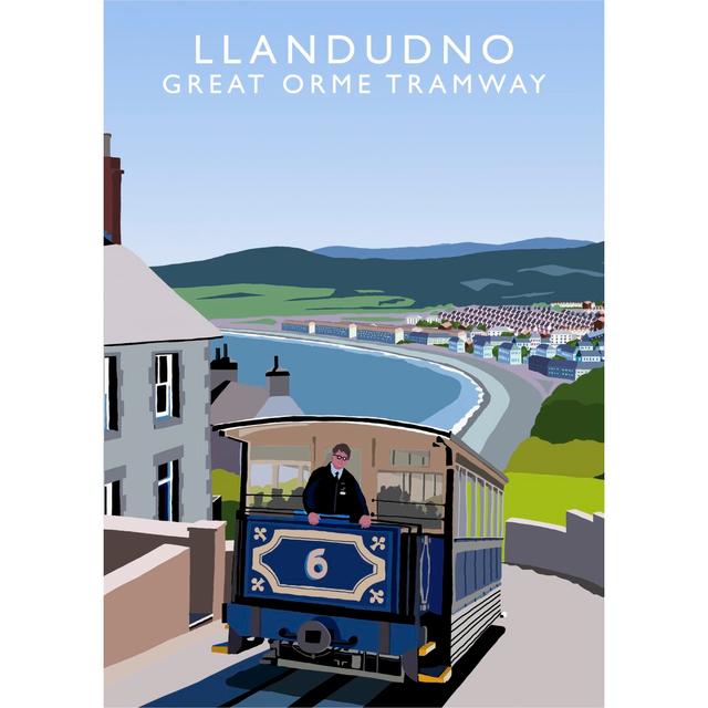 Llandudno 2 by Richard O'Neil - Print George Oliver Format: No Frame, Size: 50 cm H x 40 cm W x 1 cm D on Productcaster.