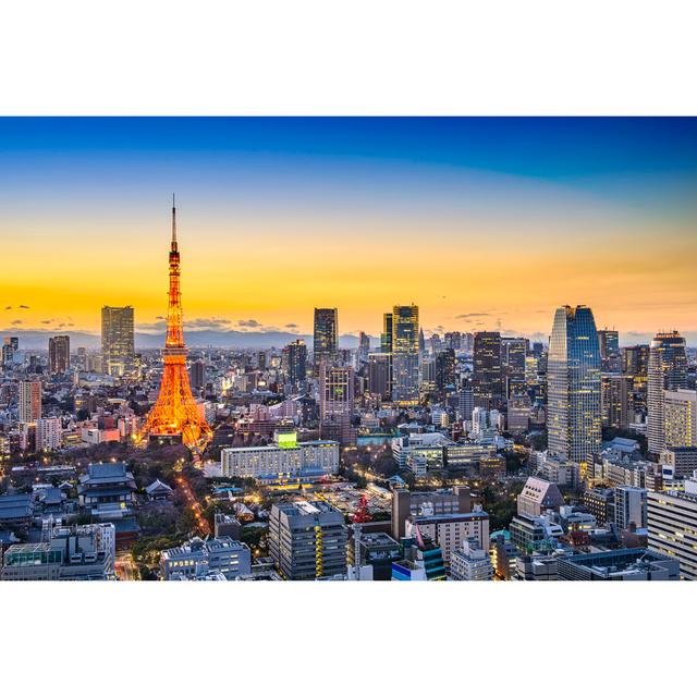 Tokyo City by SeanPavonePhoto - Wrapped Canvas Print 17 Stories Size: 30cm H x 46cm W on Productcaster.