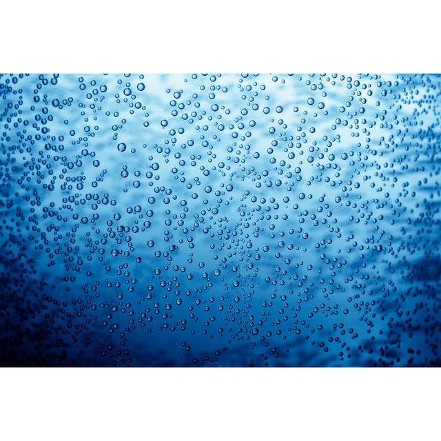 Lots Of Small Blue Bubbles - Wrapped Canvas Print Metro Lane Size: 20cm H x 30cm W on Productcaster.