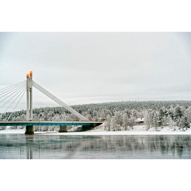 Raftsman Bridge by Romanbabakin - Wrapped Canvas Photograph 17 Stories Size: 61cm H x 91cm W on Productcaster.