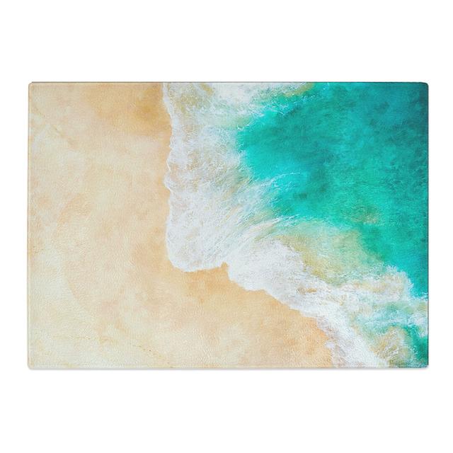 Tempered Glass Kelingking Beach in Indonesia Chopping Board East Urban Home Size: 28.5 cm x 39 cm on Productcaster.