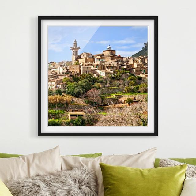 Gerahmter Fotodruck Rural Valldemossa East Urban Home Größe: 50 cm H x 50 cm B, Rahmenoptionen: Mattschwarz on Productcaster.