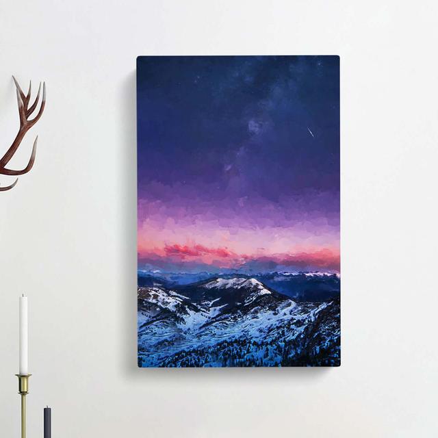 The Dolomites in Italy in Abstract - Wrapped Canvas Graphic Art Print East Urban Home Size: 60cm H x 40cm W x 3cm D on Productcaster.