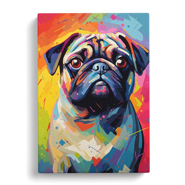 Pug Colour Field - Art Prints Marlow Home Co. on Productcaster.