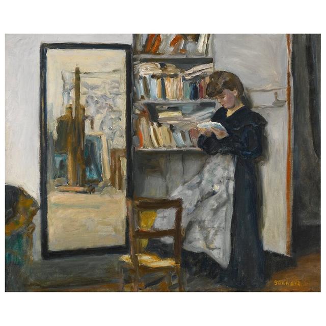 Gerahmtes Leinwandbild La Lecture von Pierre Bonnard Ophelia & Co. on Productcaster.