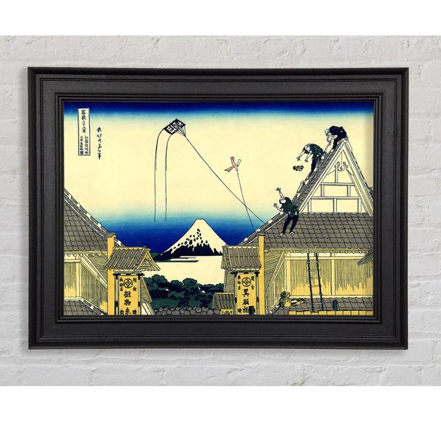 Hokusai A Sketch Of The Mitsui Shop - Print Rosalind Wheeler Size: 59.7cm H x 84.1cm W x 8cm D on Productcaster.