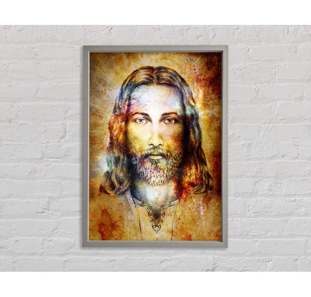 Jesus - Single Picture Frame Art Prints on Canvas Bright Star Size: 118.9cm H x 84.1cm W x 3.3cm D on Productcaster.