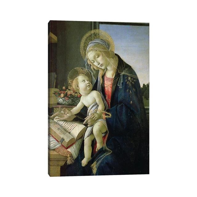 Madonna of the Book C. 1480-81 by Sandro Botticelli - Wrapped Canvas Art Prints ClassicLiving Size: 45.72cm H x 30.48cm W X 1.91cm D on Productcaster.