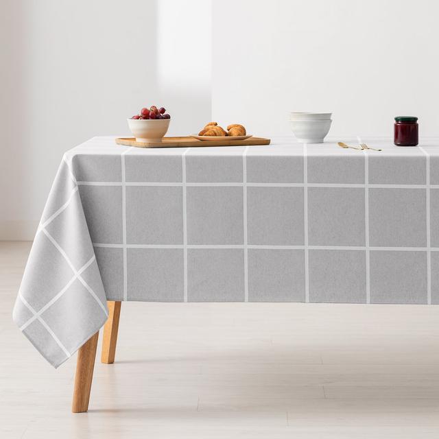 Ouellet Dining Linens Latitude Run Colour: Light Grey, Size: 300cm W x 140cm L on Productcaster.