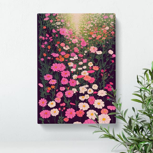 Mind Blowing Flowers Marlow Home Co. Size: 60cm H x 40cm W x 3cm D on Productcaster.