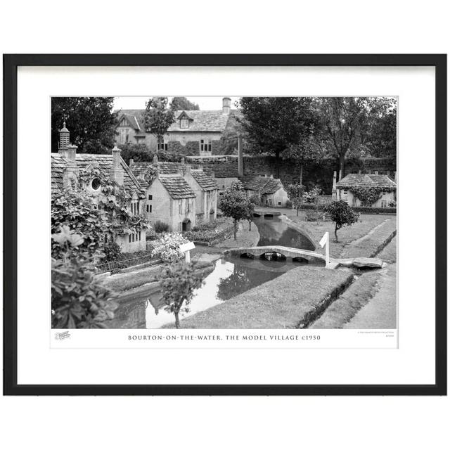 'Bourton-on-the-Water, the Model Village C1950' by Francis Frith - Picture Frame Photograph Print on Paper The Francis Frith Collection Size: 45cm H x on Productcaster.