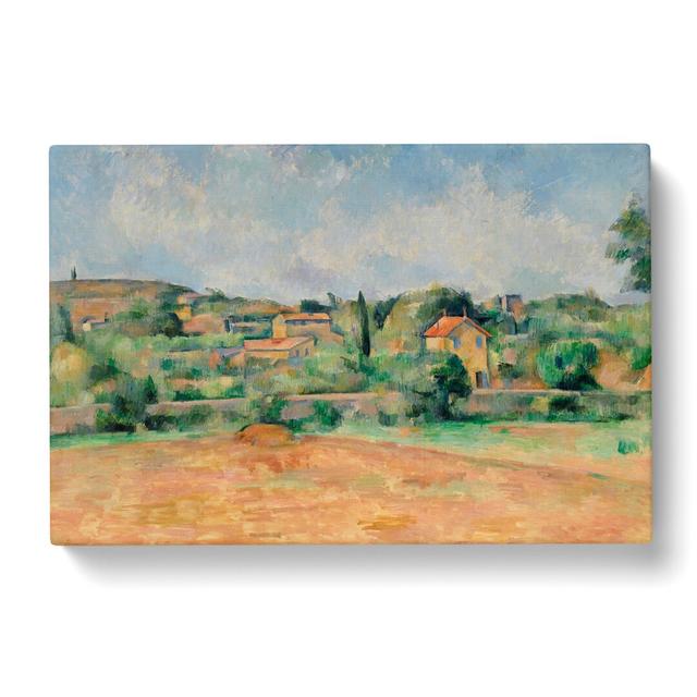 The Red Earth by Paul Cezanne - Wrapped Canvas Painting East Urban Home Size: 50cm H x 76cm W x 3cm D on Productcaster.