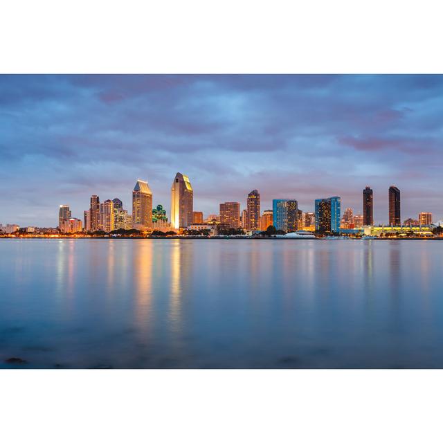 San Diego at Night by Sborisov - Wrapped Canvas Photograph 17 Stories Size: 61cm H x 91cm W on Productcaster.