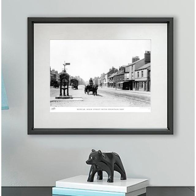 Redcar, High Street With Fountain 1885 - Single Picture Frame Print The Francis Frith Collection Size: 60cm H x 80cm W x 2.3cm D on Productcaster.