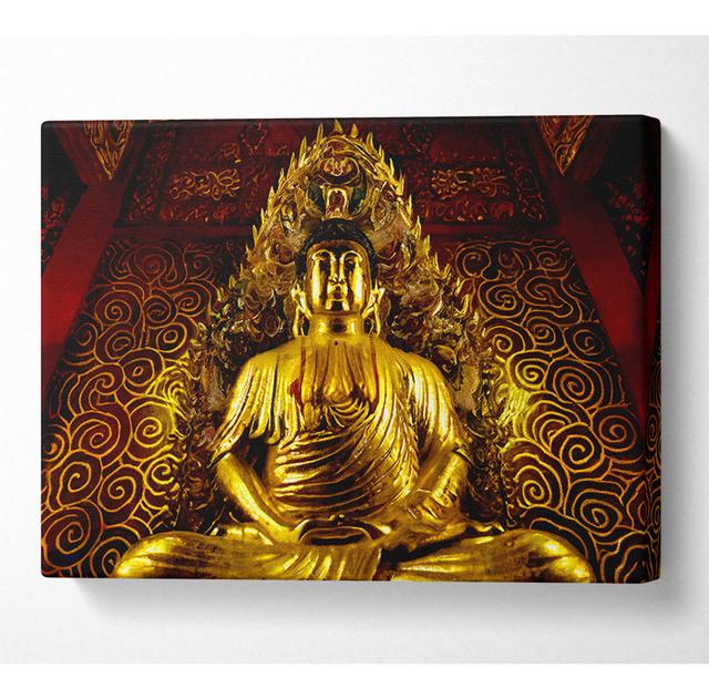 Thai Golden Buddha - Print Latitude Vive Size: 50.8cm H x 81.3cm W x 10cm D on Productcaster.