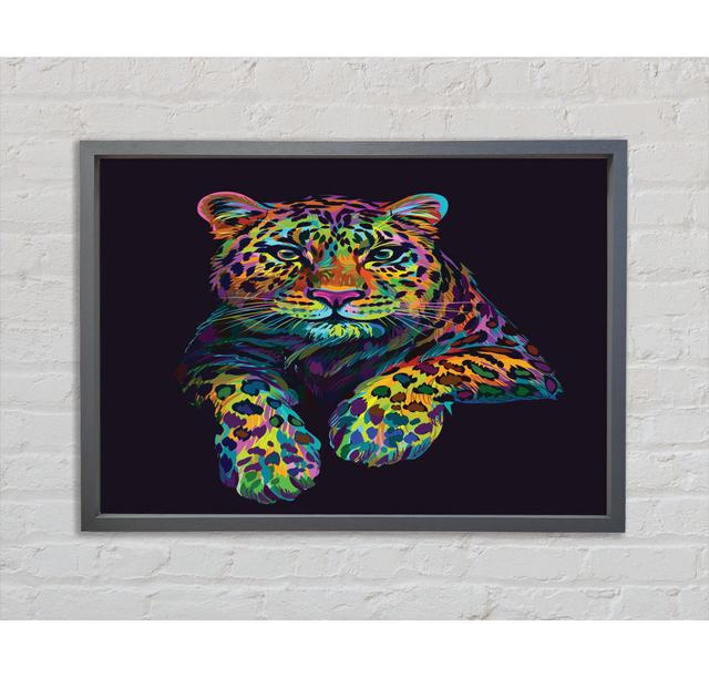 The Beautiful Leopard - Single Picture Frame Art Prints on Canvas Ebern Designs Size: 84.1cm H x 118.9cm W x 3.3cm D on Productcaster.