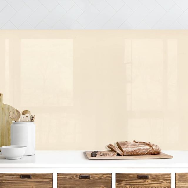 Adamec Cream 90 x 50cm PVC Tile Ebern Designs Colour: Cream on Productcaster.