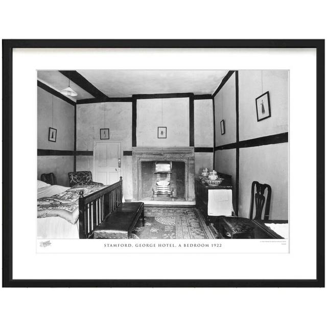 'Stamford, George Hotel, a Bedroom 1922' by Francis Frith - Picture Frame Photograph Print on Paper The Francis Frith Collection Size: 28cm H x 36cm W on Productcaster.