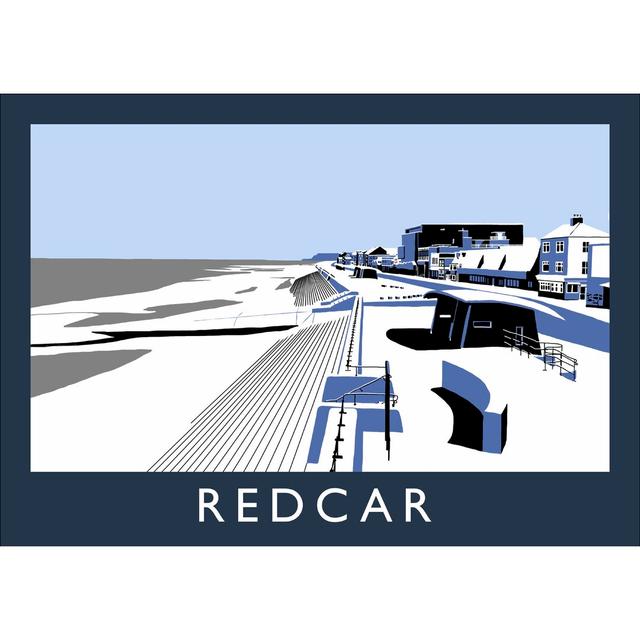 Redcar In Snow by Richard O'Neil - Print East Urban Home Format: No Frame, Size: 40 cm H x 50 cm W x 1 cm D on Productcaster.