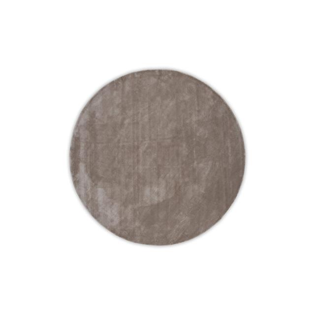 Handmade Rug in Beige by 17 Stories, Rug Size: Round 200cm on Productcaster.