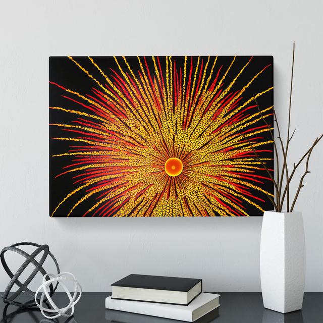 Intoxicating Fireworks - Wrapped Canvas Graphic Art ClassicLiving Size: 35cm H x 50cm W x 3cm D on Productcaster.