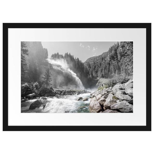 Gerahmter Fotodruck Waterfalls National Park East Urban Home Größe: 40 cm H x 55 cm B x 2,5 cm T on Productcaster.