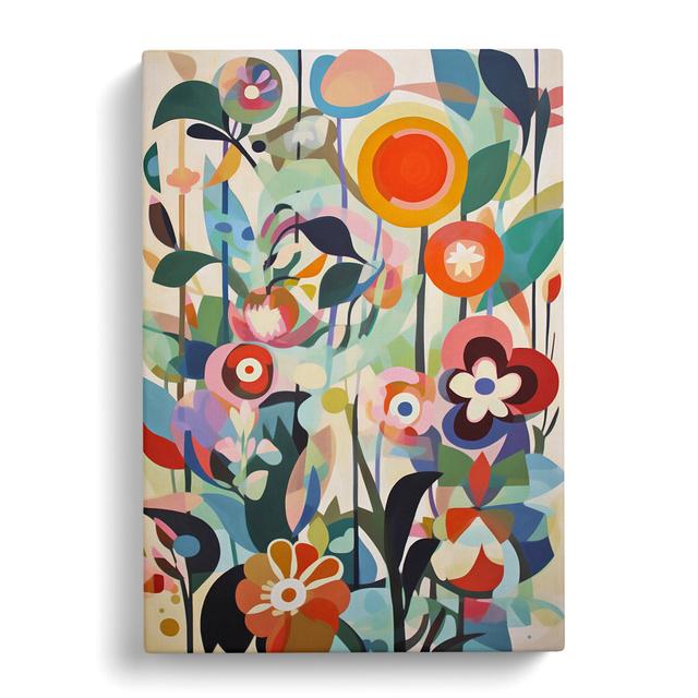 Roosendaal Flowers Orphism Vol.1 - Wrapped Canvas Graphic Art Marlow Home Co. Size: 76cm H x 50cm W x 3cm D on Productcaster.