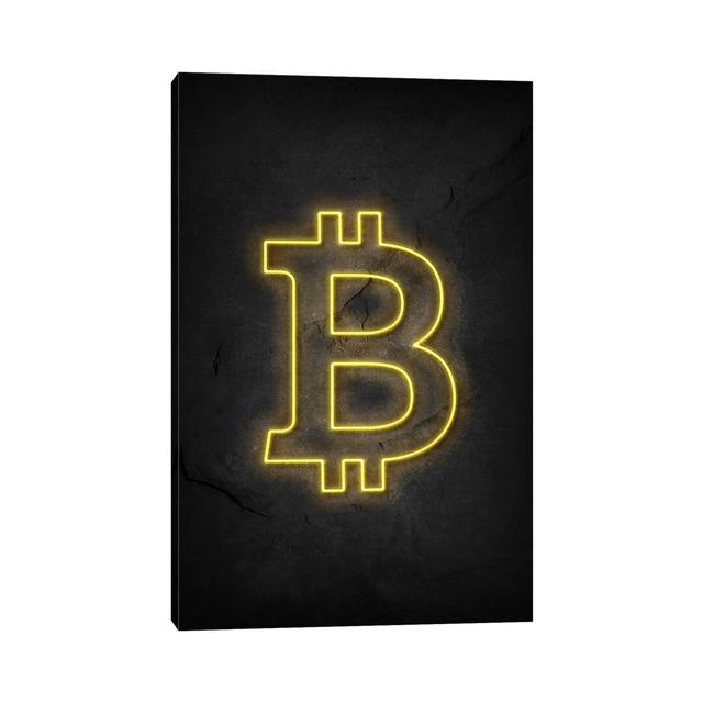 Bitcoino Neon 1PC3 Maturi Format: Wrapped Canvas, Size: 101.6cm H x 66.04cm W on Productcaster.